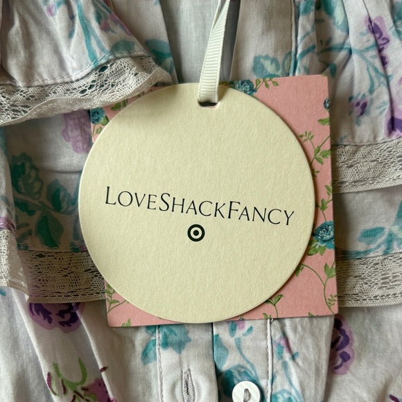 LoveShackFancy x Target Lavender Floral Mini Dress - Picture 3 of 7
